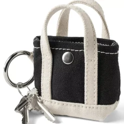Micro Canvas Tote Charm