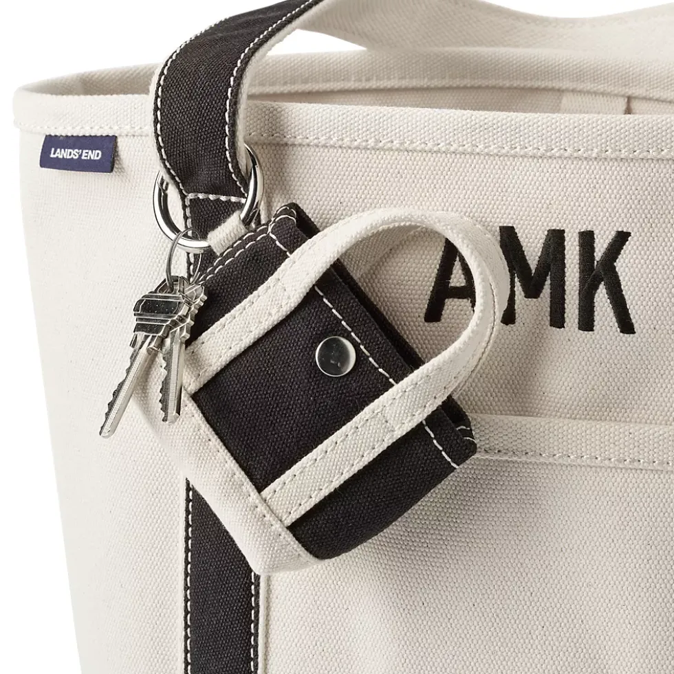 Micro Canvas Tote Charm