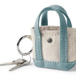 Micro Canvas Tote Charm