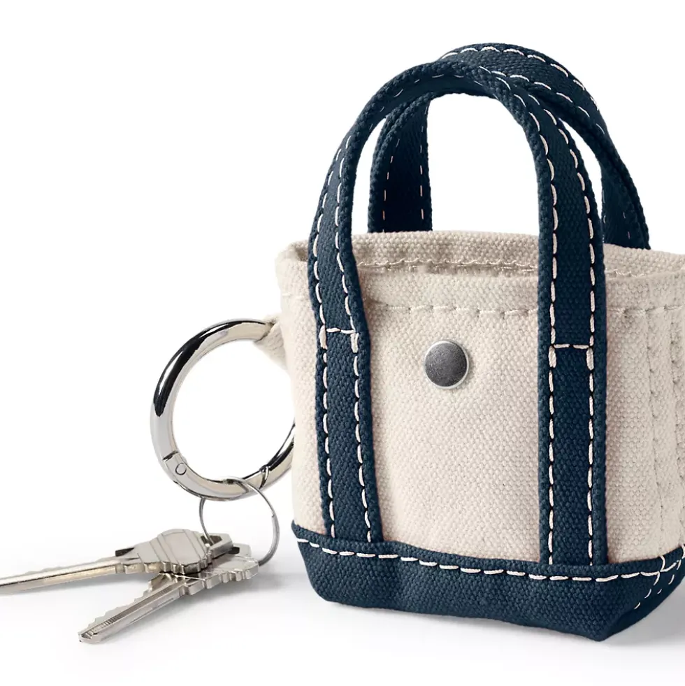 Micro Canvas Tote Charm