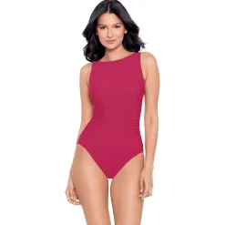 Miraclesuit Women's Rock Solid Regatta Slimming One Piece Swimsuit