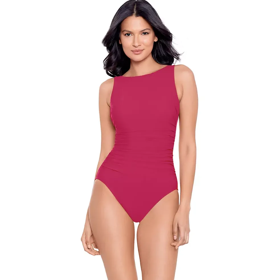 Miraclesuit Women's Rock Solid Regatta Slimming One Piece Swimsuit
