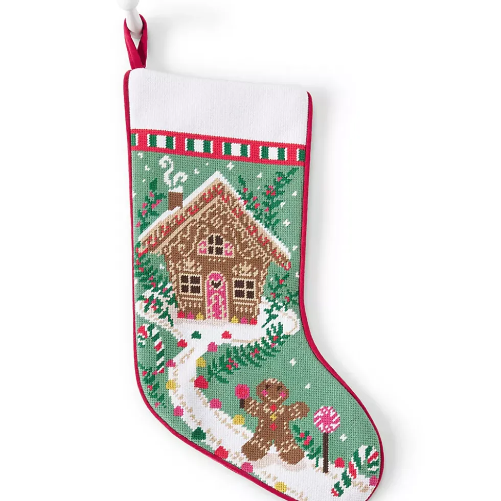 Needlepoint Personalized Christmas Stocking