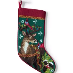 Needlepoint Personalized Christmas Stocking
