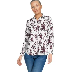 No Iron Button Front Shirt