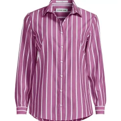 No Iron Button Front Shirt