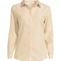 No Iron Button Front Shirt