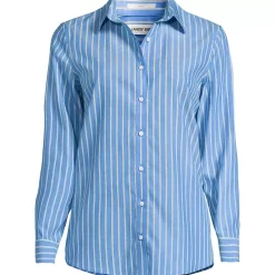 No Iron Button Front Shirt
