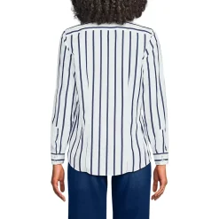 No Iron Button Front Shirt