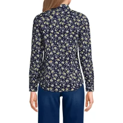 No Iron Button Front Shirt