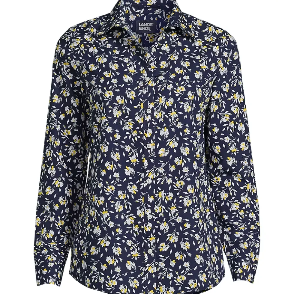No Iron Button Front Shirt