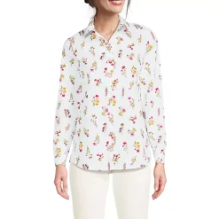 No Iron Button Front Shirt