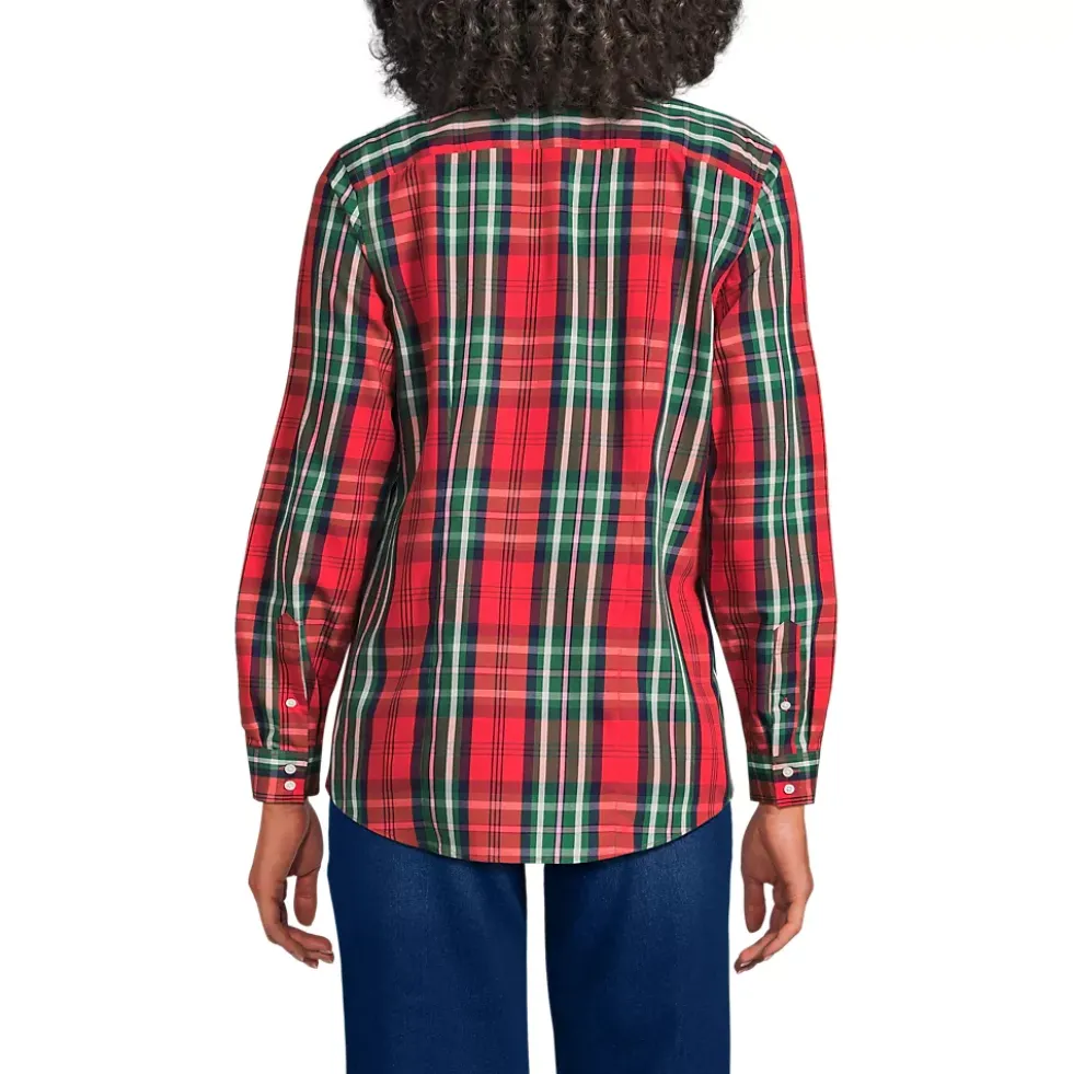 No Iron Button Front Shirt