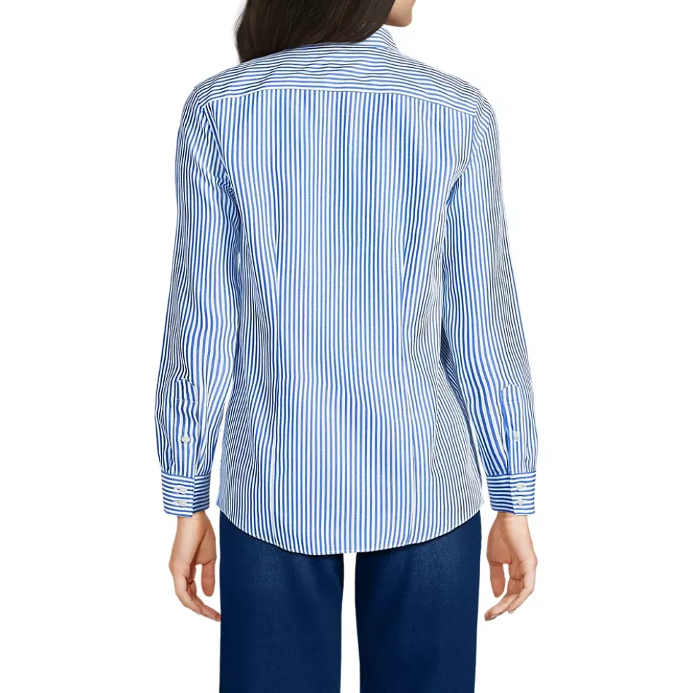 No Iron Button Front Shirt