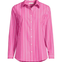 No Iron Button Front Shirt