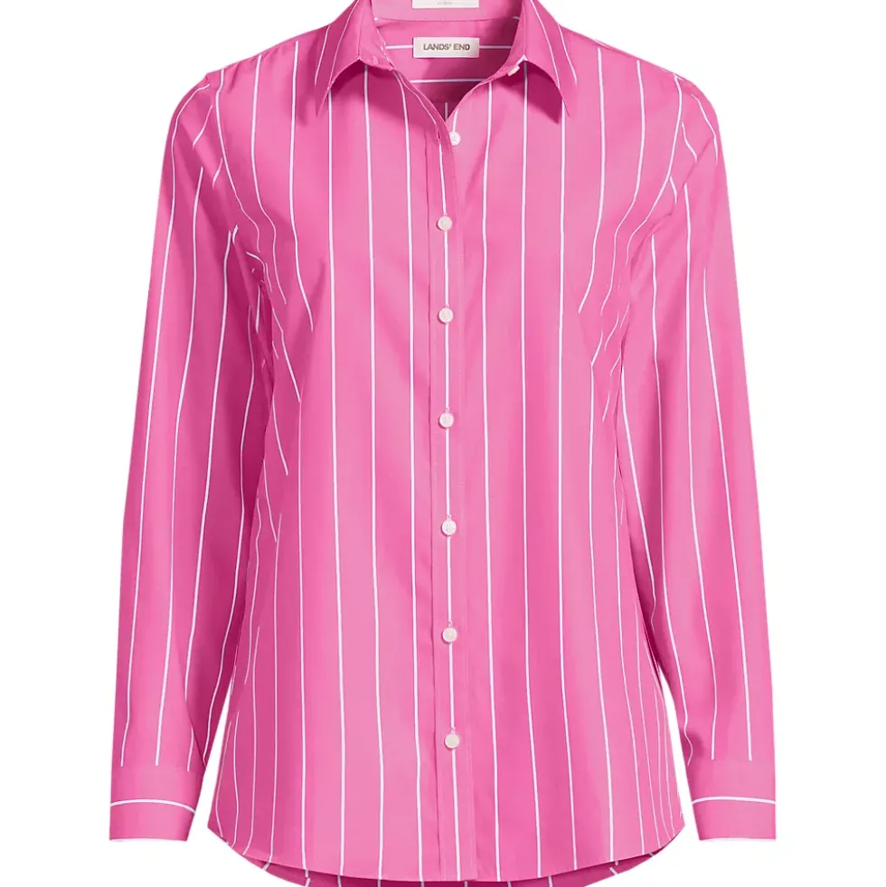 No Iron Button Front Shirt