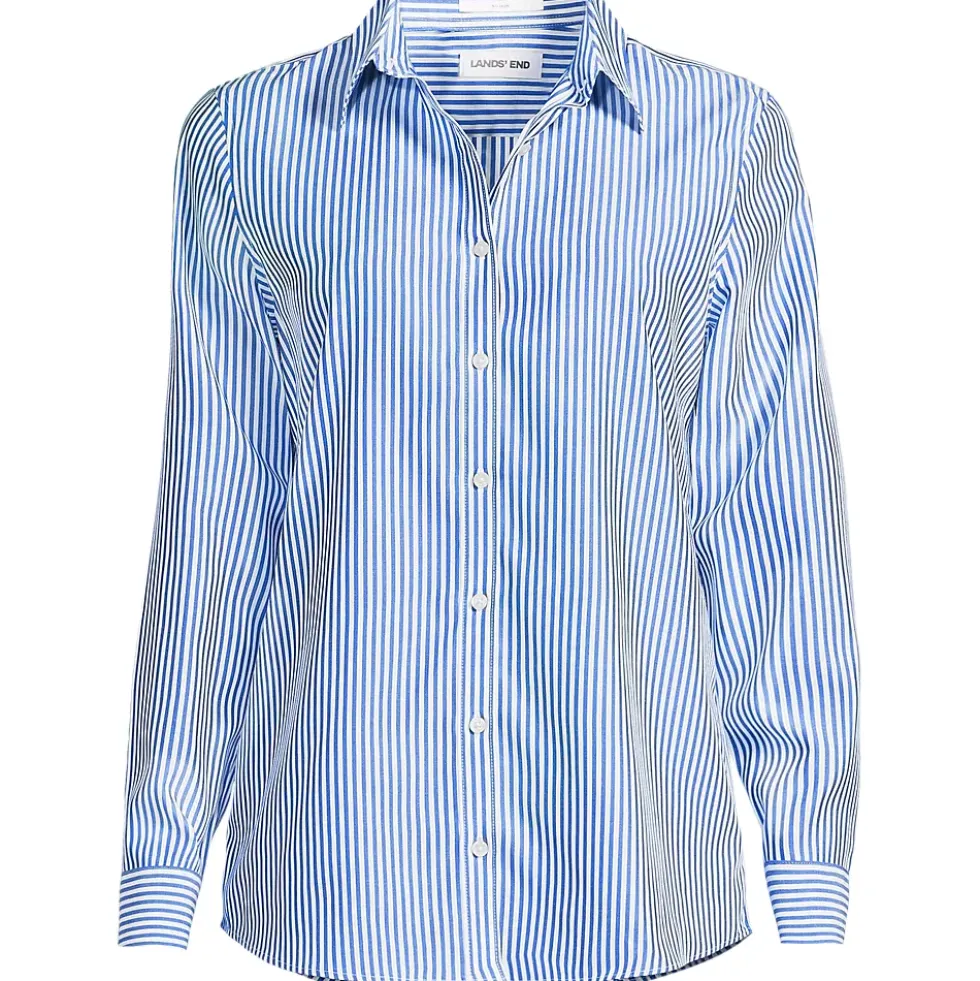 No Iron Button Front Shirt