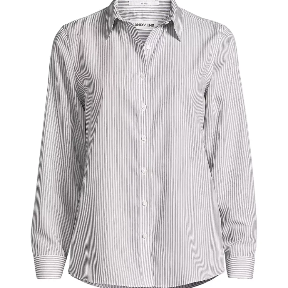 No Iron Button Front Shirt
