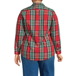 No Iron Button Front Shirt