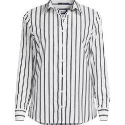 No Iron Button Front Shirt