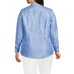 No Iron Button Front Shirt