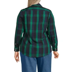 No Iron Button Front Shirt