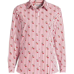 No Iron Button Front Shirt