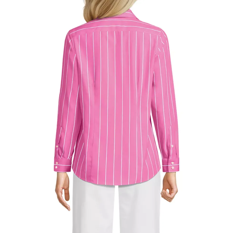 No Iron Button Front Shirt