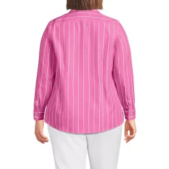 No Iron Button Front Shirt