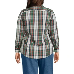 No Iron Button Front Shirt