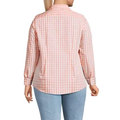 No Iron Button Front Shirt