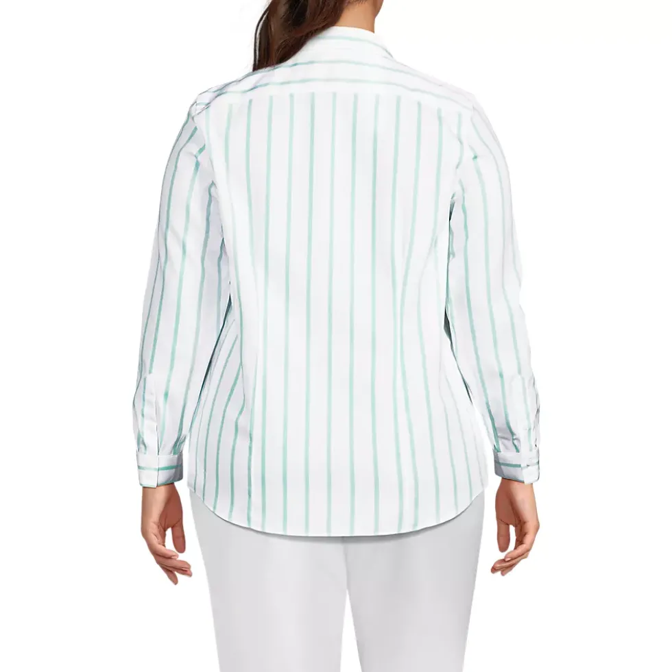 No Iron Button Front Shirt