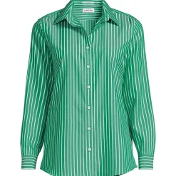 No Iron Button Front Shirt