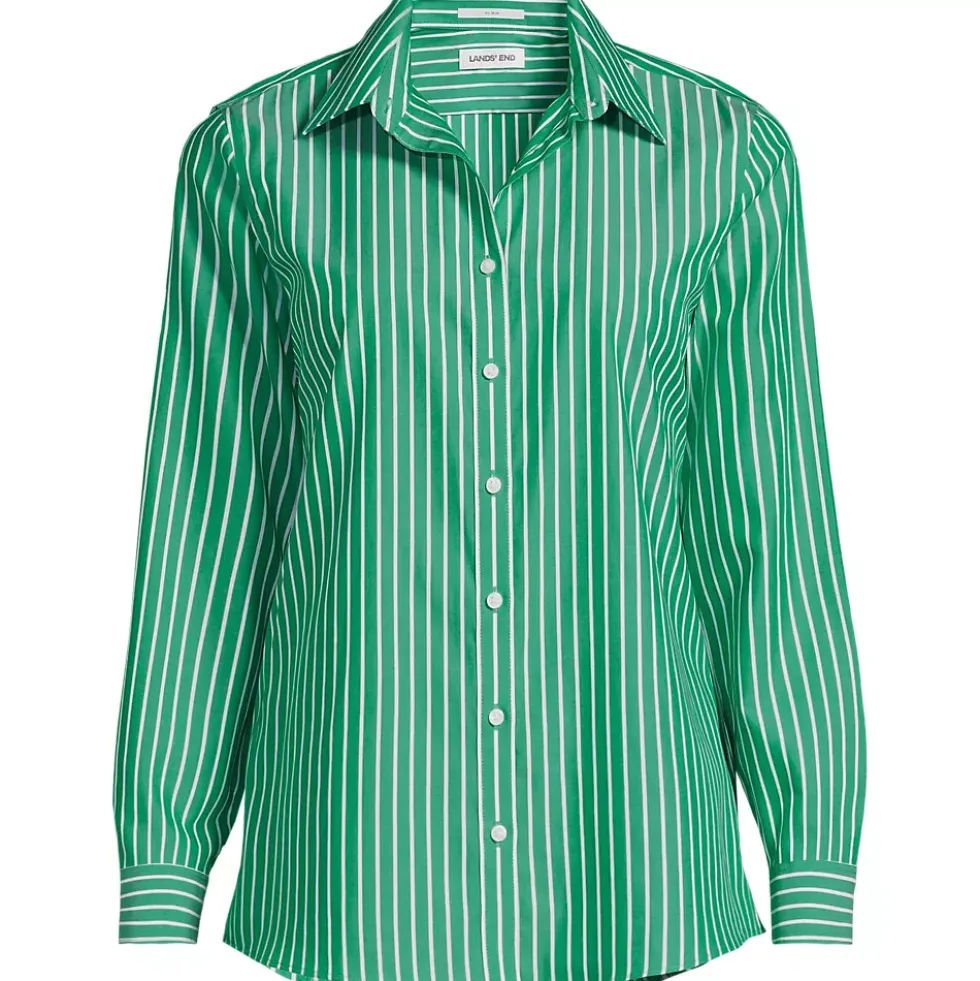 No Iron Button Front Shirt
