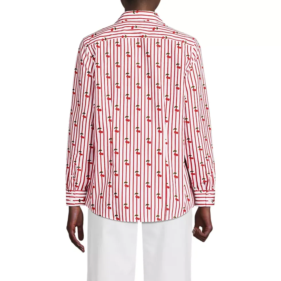 No Iron Button Front Shirt