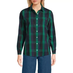 No Iron Button Front Shirt
