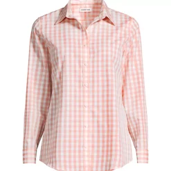 No Iron Button Front Shirt