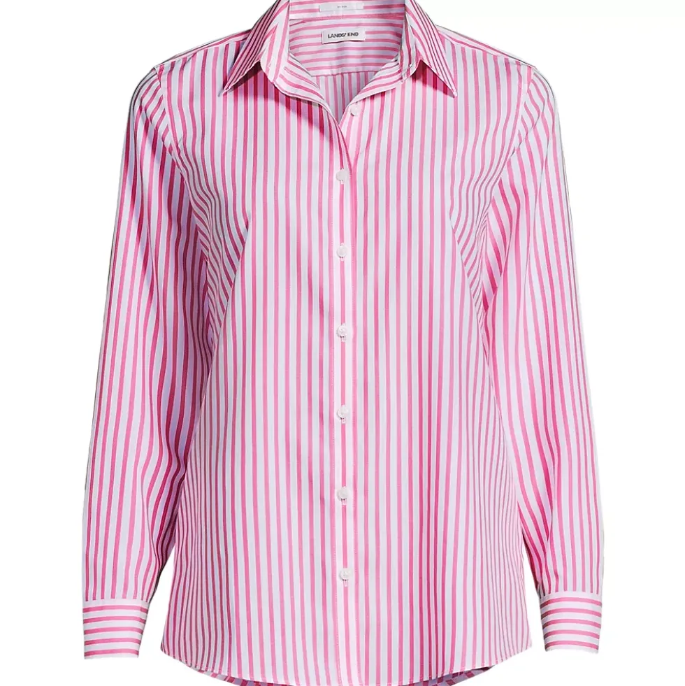 No Iron Button Front Shirt