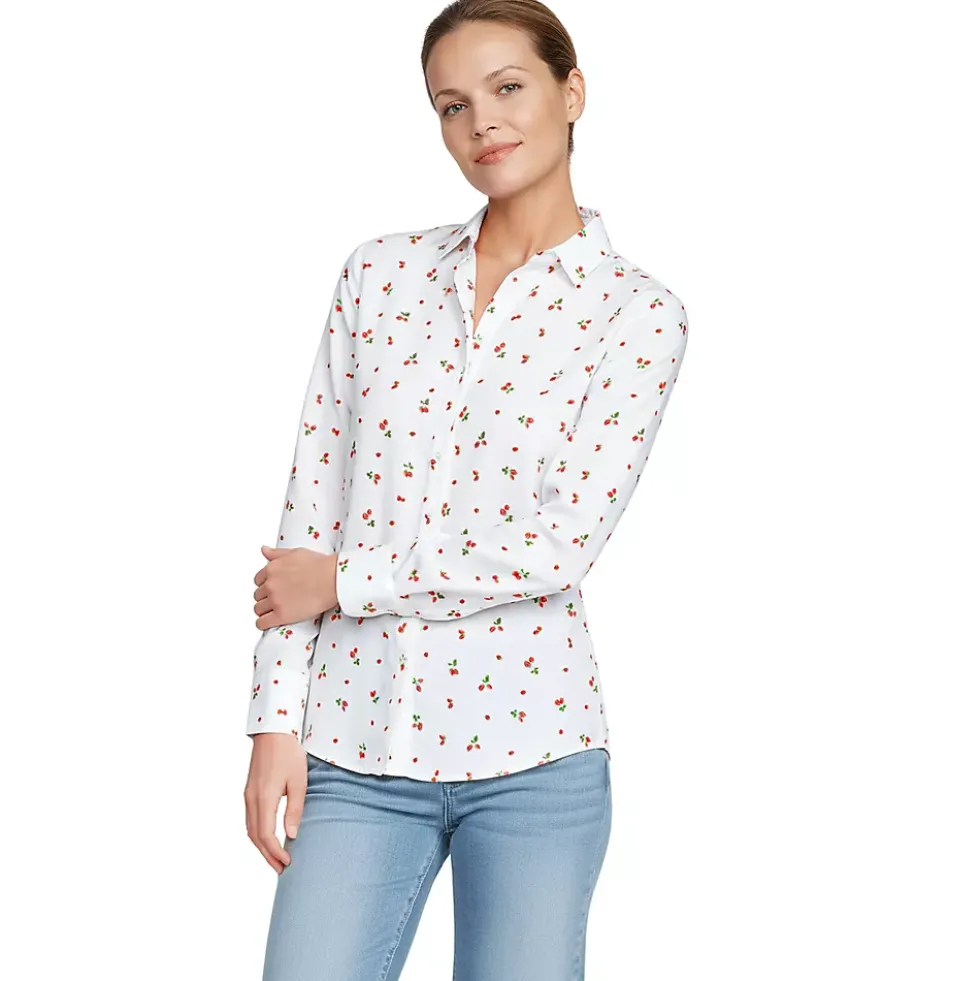 No Iron Button Front Shirt