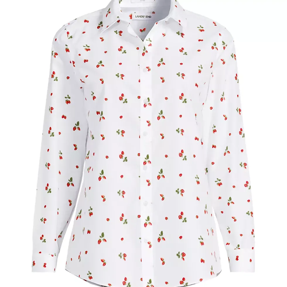 No Iron Button Front Shirt
