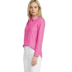 No Iron Button Front Shirt