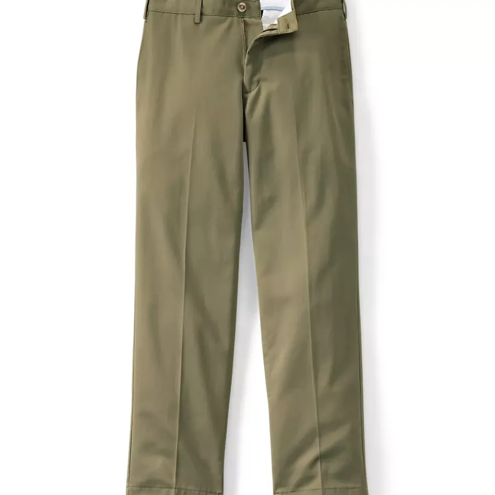 No Iron Comfort Waist Traditional Fit Chino Pant