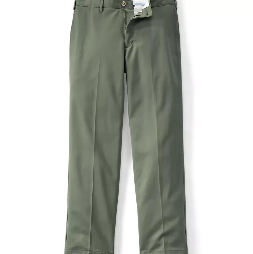 No Iron Comfort Waist Traditional Fit Chino Pant