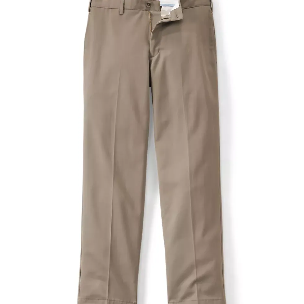 No Iron Comfort Waist Traditional Fit Chino Pant