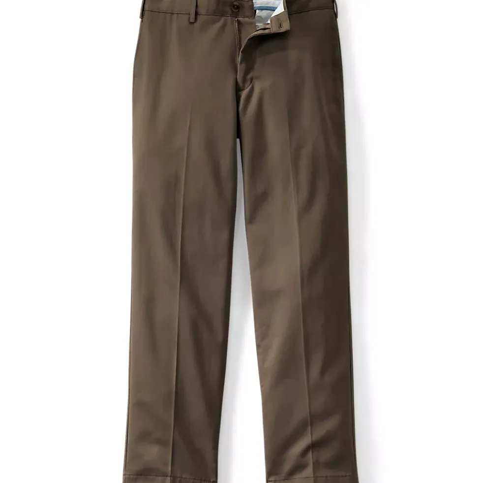 No Iron Comfort Waist Traditional Fit Chino Pant