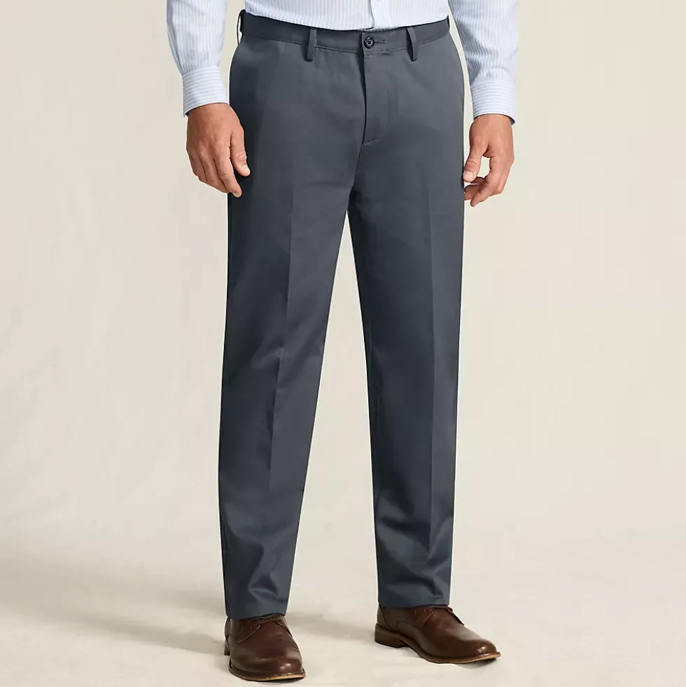 No Iron Comfort Waist Traditional Fit Chino Pant