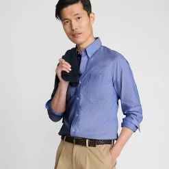 No Iron Supima Cotton Oxford Dress Shirt