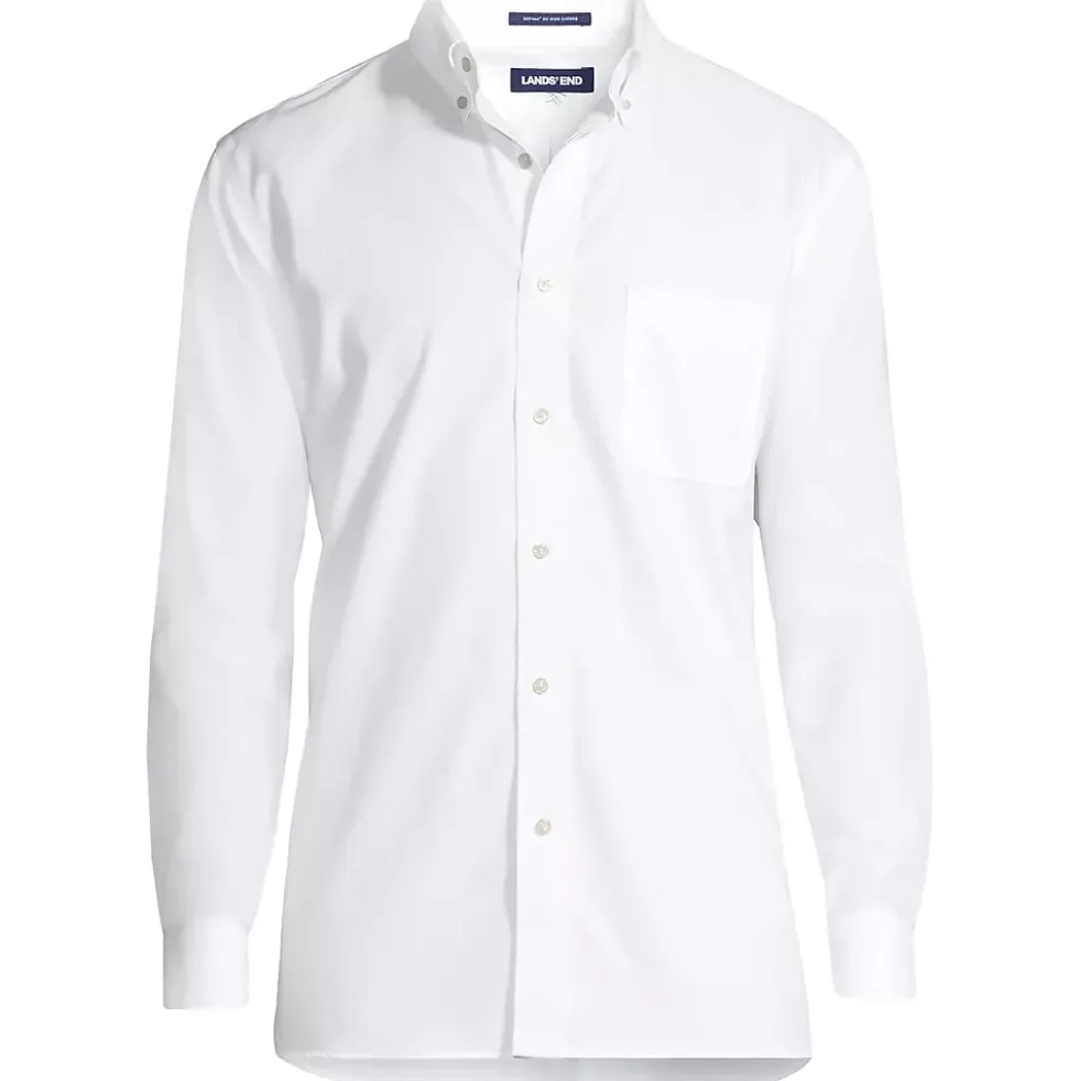 No Iron Supima Cotton Oxford Dress Shirt