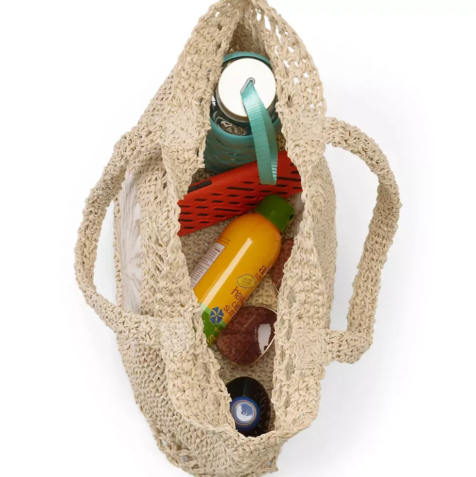 Novelty Openweave Straw Bag