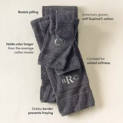 Premium Supima Cotton 6-Piece Bath Towel Set